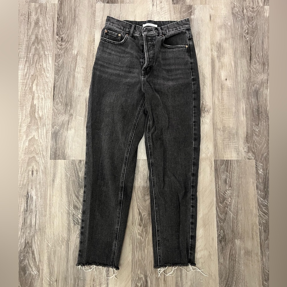 Black Pacsun High Rise Straight Leg Jeans